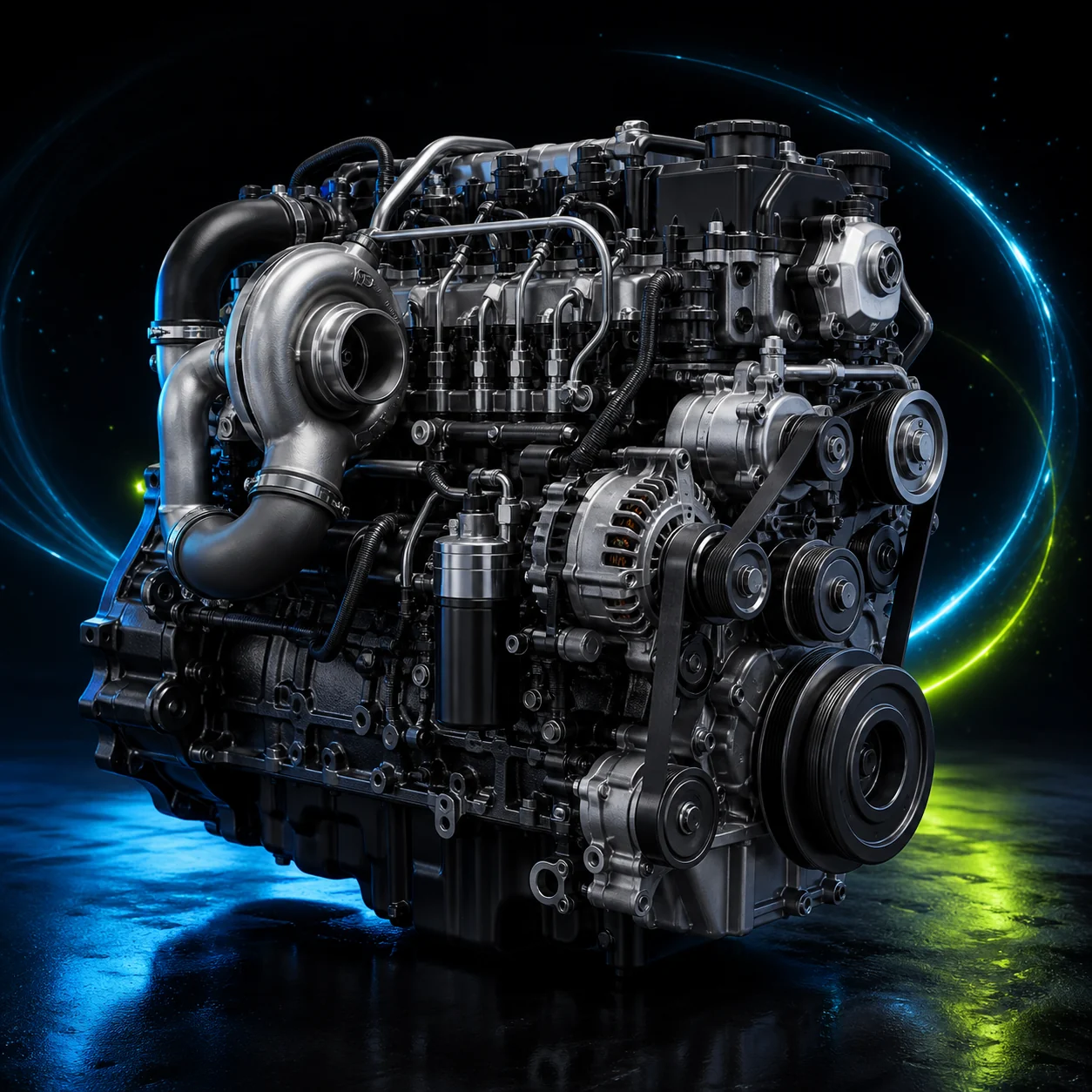 Двигатель D4CB 2.5 CRDi — иллюстрация каталога КомЭкспо